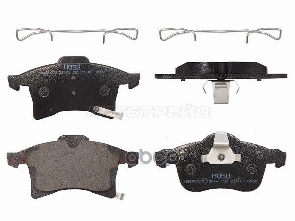 Колодки тормозные (Спереди) Opel Astra 98-13 / Corsa 00-19 HOSU арт. HSBR0278