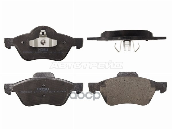 Колодки тормозные (Спереди) Renault Clio 05-11 / Grand Scenic 04-09 HOSU арт. HSBR0287