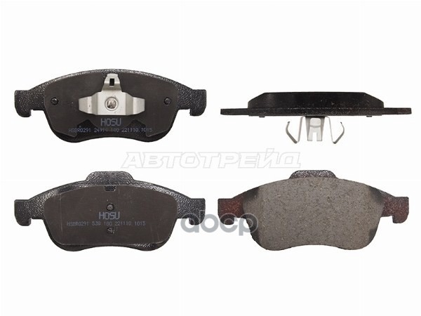 Колодки тормозные (Спереди) Nissan Juke 19- / Terrano 14-22 HOSU арт. HSBR0291