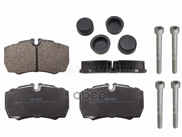 Колодки тормозные (Сзади) Ford Transit 06-14 HOSU арт. HSBR0346