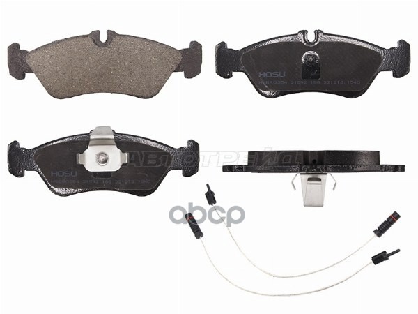 Колодки тормозные (Сзади) Mercedes-Benz Sprinter 95-06 / Sprinter classic RUS 13-18 HOSU арт. HSBR0354