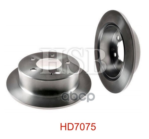 Диск Тормозной Задний Ssang: Actyon 2.0/2.3 05->, Kyron 2.0/2.3/2.7 05-> HSB арт. HD7075