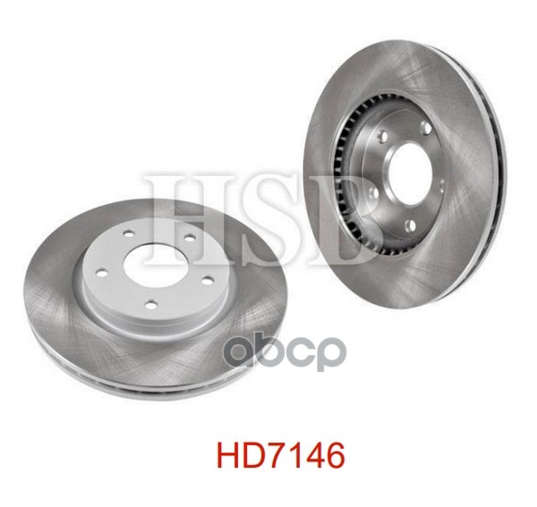 Диск Тормозной Передний Nissan: Juke 1.2Dig-T/1.5Dci/1.6 10->, Pulsar 1.2Dig-T/1.5Dci 14-> HSB арт. HD7146