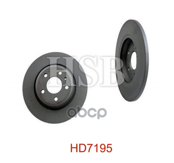 Диск Тормозной Задний Audi: A4 07 -, A4 Allroad 09 -, A4 Avant 08 -, A5 07 -, A5 Sportback 09 -, A5 Кабрио 09 -, Q5 08 - HSB ...