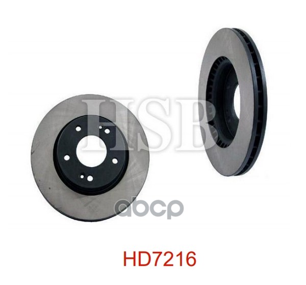 Диск Тормозной Передний Hyundai: Elantra 00 -, Elantra Седан 06 -, Elantra Седан 00 - HSB арт. HD7216