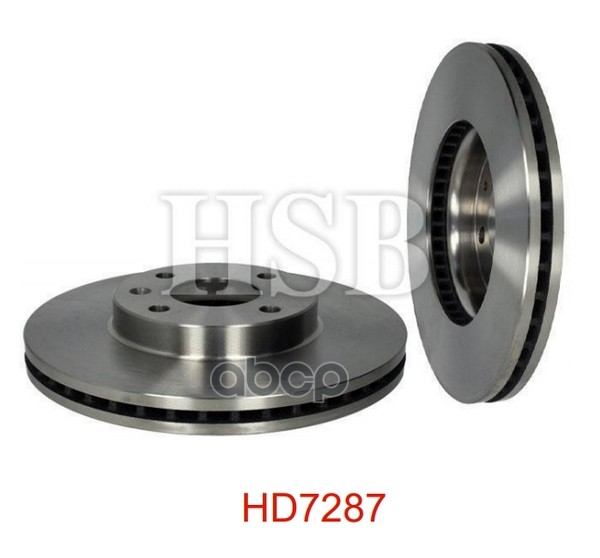 Диск Тормозной Передний Chevrolet: Aveo 1.2/1.3D/1.4/1.6 11->, Cobalt 1.5 14-> HSB арт. HD7287