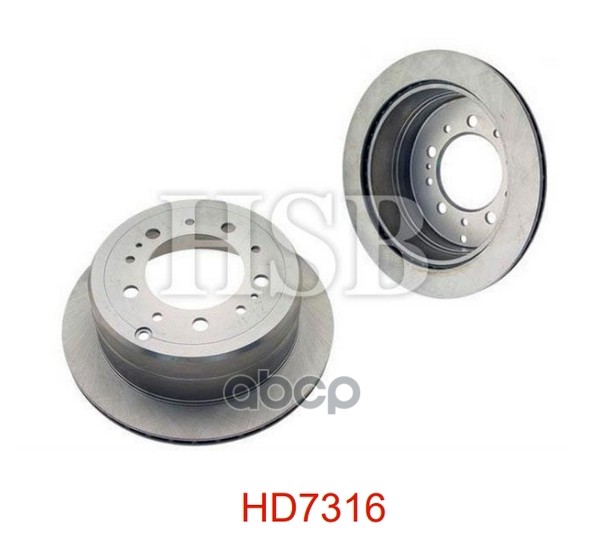 Диск Тормозной Задний Toyota: Land Cruiser 100 98-, Lexus: Lx470 98-07 HSB арт. HD7316