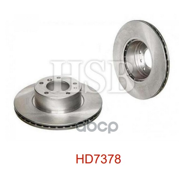 Диск Тормозной Передний Bmw: 5 86-90, 5 88-95, 5 Touring 91-97, 7 86-94 HSB арт. HD7378