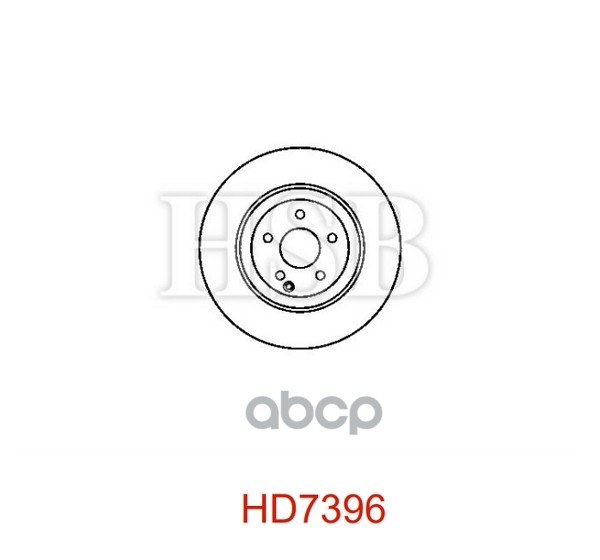 Диск Тормозной Передний Lexus: Is Ii 05- Mb: S-Class (W221) 05- HSB арт. HD7396