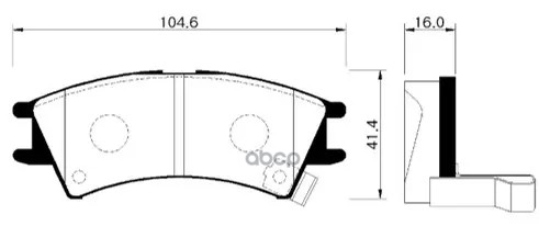 Колодки Тормозные Дисковые Передн Hyundai: Atos 97-01 HSB арт. HP0001