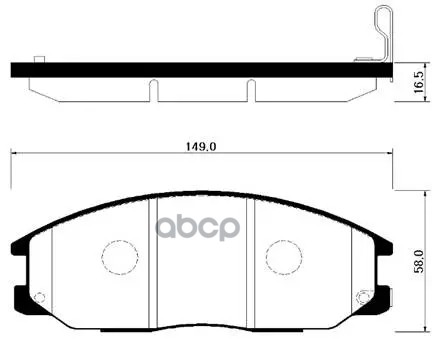 Колодки Тормозные Дисковые Hyundai: Grandeurxg 3.0 HSB арт. HP0015