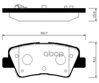 Колодки Тормозные Дисковые Задн Hyundai: Accent 11-, Elantra 11-  Kia: Rio 11-, Soul 09- HSB арт. HP0046