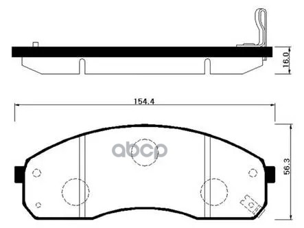 Колодки Тормозные Дисковые Передн Kia: Carnival 99-03, Sedona 99-03, Pregio 97- HSB арт. HP1012