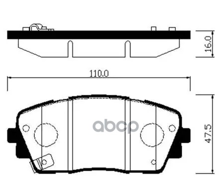 Колодки Тормозные Дисковые Kia: Morning HSB арт. HP1047