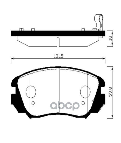 Колодки Тормозные Дисковые Daewoo: Alpheon HSB арт. HP2024