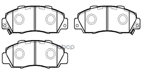 Колодки Тормозные Дисковые Передние Honda Accord (91-98),Cr-V (95-02),Hrv (98-) HSB арт. HP5009