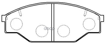 Колодки Тормозные Дисковые Toyota: Hiace 82.12-  Hilux (Rn55, 75) 84.8-, Toyota: Hiace (Yh, Lh50-71) 83.11- HSB арт. HP5011