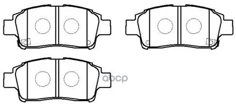 Колодки Тормозные Дисковые Передн Toyota: Yaris, Echo 99-03 HSB арт. HP5018