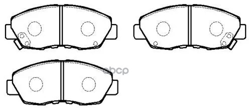 Колодки Тормозные Дисковые Передн Honda: Accord 90-98  Acura: 1.6El 97-00, 1.7El 01-05 HSB арт. HP5041