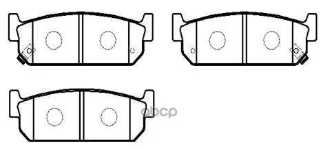 Колодки Тормозные Дисковые Nissan: Infiniti: Q45 94.3-, J30 91.2- HSB арт. HP5070