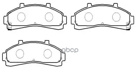 Колодки Тормозные Дисковые Ford: Truck 02-95 Mazda: Truck 02-95 Mercury: Truck HSB арт. HP5076