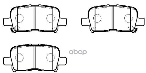 Колодки Тормозные Дисковые Acura: Truck 01-02  Honda: Truck 01-04 HSB арт. HP5092