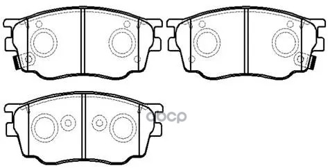 Колодки Тормозные Дисковые Mazda: 6 02- HSB арт. HP5144