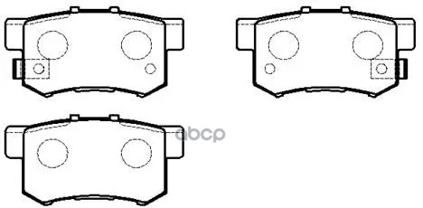 Колодки Тормозные Дисковые Задн Honda: Accord 90-05, Civic 01-05, Cr-V 02-05  Acura: Tl 99-06 HSB арт. HP5164