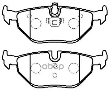 Колодки Тормозные Дисковые Bmw: Serie 3 (E46), Z4 (Roadster) 03.3-  Rover 75 99.2-  Saab: 9-5 2.0Lpt Linear, 2.3Ts Aero HSB а...