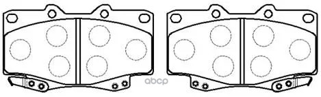 Колодки Тормозные Дисковые Toyota: Tacoma 99- HSB арт. HP5200