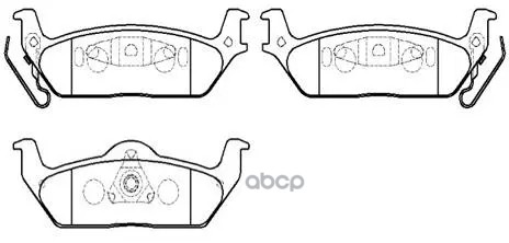 Колодки Тормозные Дисковые Ford: Truck F-150 04-, Lincoln Mark Lt 06- HSB арт. HP5224