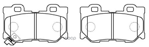 Колодки Тормозные Дисковые Infiniti: G37 Sport 2008, Fx35, 45, 51 HSB арт. HP5249
