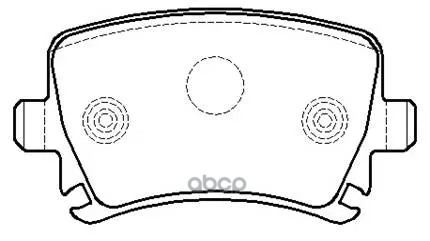 Колодки Тормозные Дисковые Задн Vw: Golf V, Caddy?, Eos, Touran  Seat: Leon, Altea, Toledo ?  Audi: A3(16 Inch), A4, A6  Skod...