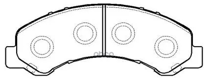 Колодки Тормозные Дисковые Isuzu: Elf (Npr) 02- HSB арт. HP8185