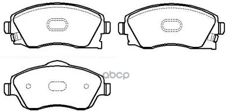 Колодки Тормозные Дисковые Opel: Corsa 00- HSB арт. HP8377