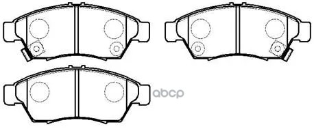 Колодки Тормозные Дисковые Suzuki: Aerio Sx 06- HSB арт. HP8442