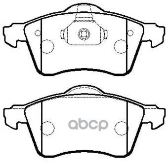 Колодки Тормозные Дисковые Vw: T-4 (15Inch) 90- HSB арт. HP8540
