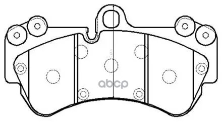 Колодки Тормозные Дисковые Vw: Touareg (17 Inch) 02.10- HSB арт. HP8544
