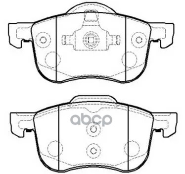 Колодки Тормозные Дисковые Передн Volvo: C70 00.3-02.9, Xc 70 02.9-, S60 00.11-, S80 98.6-, V70 00.11- HSB арт. HP8559