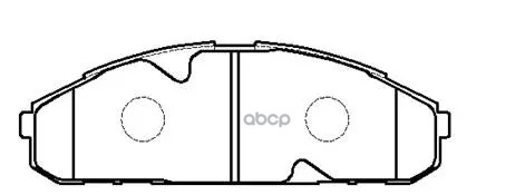 Колодки Тормозные Дисковые Nissan: Safari, Patrol HSB арт. HP9046