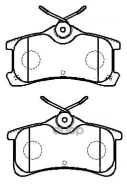 Колодки Тормозные Дисковые Toyota: Corolla (E11) (W, Abs)(Eur) HSB арт. HP9147