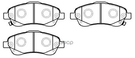 Колодки Тормозные Дисковые Toyota: Avensis HSB арт. HP9150