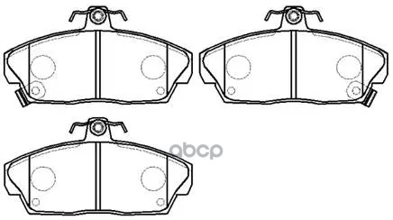 Колодки Тормозные Дисковые Honda: Concerto HSB арт. HP9234
