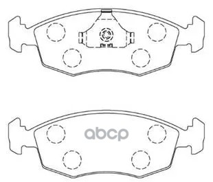 Колодки Тормозные Дисковые Ford: Escort, Scorpio, Sierra HSB арт. HP9335