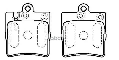 Колодки Тормозные Дисковые Benz W202 HSB арт. HP9534