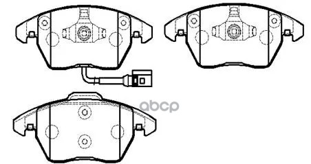 Колодки Тормозные Дисковые Seat: Altea, Toledo?  Vw:golf V, Touran HSB арт. HP9599