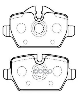 Колодки Тормозные Дисковые Mini: Cooper 1.6, Cooper D  Bmw: E87 HSB арт. HP9693