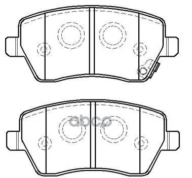 Колодки Тормозные Дисковые Передние Nissan Micra Iv 10-, Suzuki Splash 08-, Swift Iii 05- HSB арт. HP9747