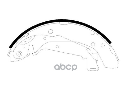 Колодки тормозные барабанные HYUNDAI: SONATA 98-02, MATRIX 00- _ KIA: MAGNETIS 98-05, OPTIMA 98-05  HS0007 HSB арт. HS0007