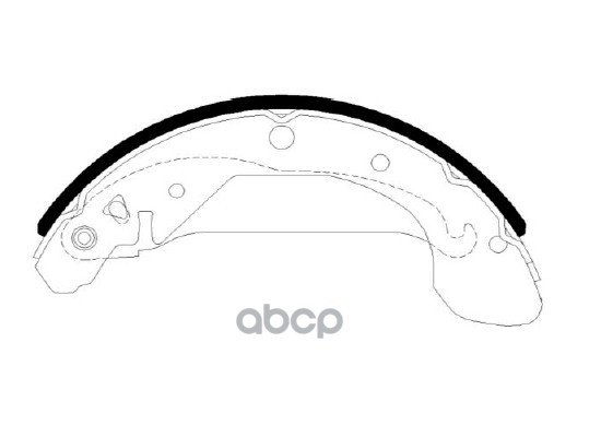 Колодки Тормозные Барабанные Daewoo: Rezzo 00-  Chevrolet: Tacuma 00- HSB арт. HS2008
